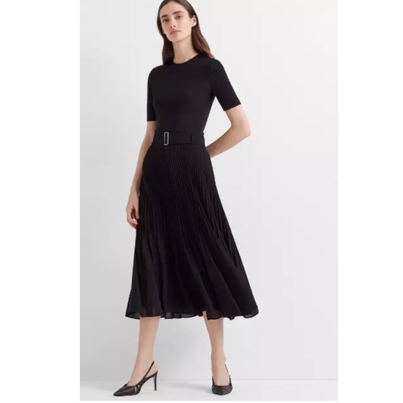 Club Monaco Split Pleated Skirt - Picture 5 of 7